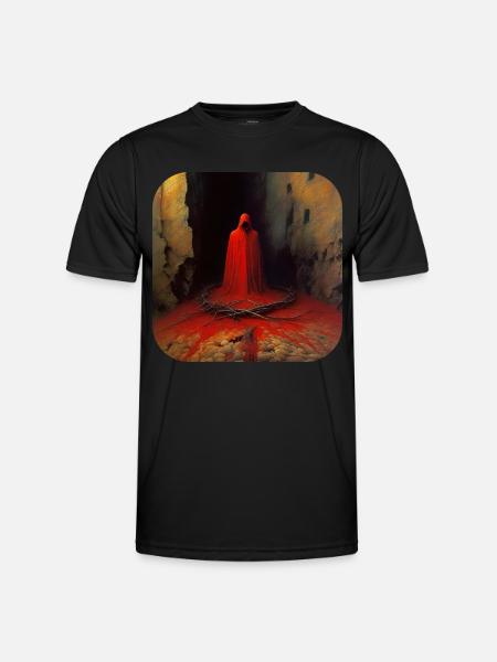 Düsterer Dämon - Männer Funktions-T-Shirt - Schwarz