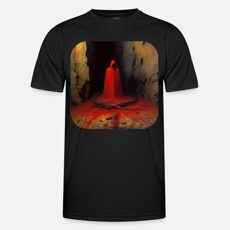 Düsterer Dämon Männer Funktions-T-Shirt