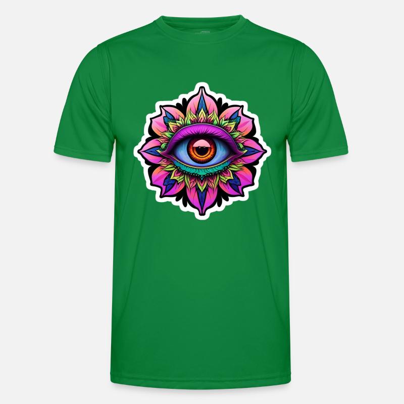 Mandala Eye Men's Functional T-Shirt