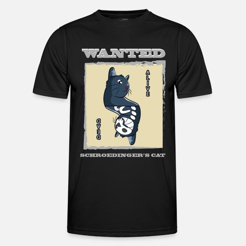 Le chat de Schrödinger T-shirt sport Homme