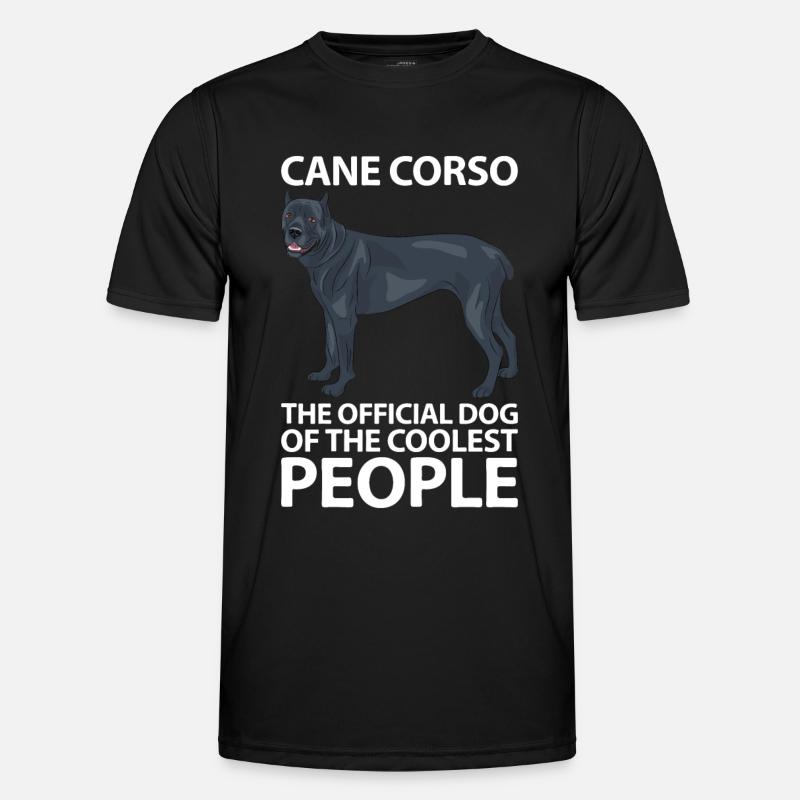 Cane Corso - Männer Funktions-T-Shirt - Schwarz