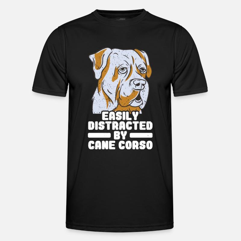 Cane Corso - Männer Funktions-T-Shirt - Schwarz