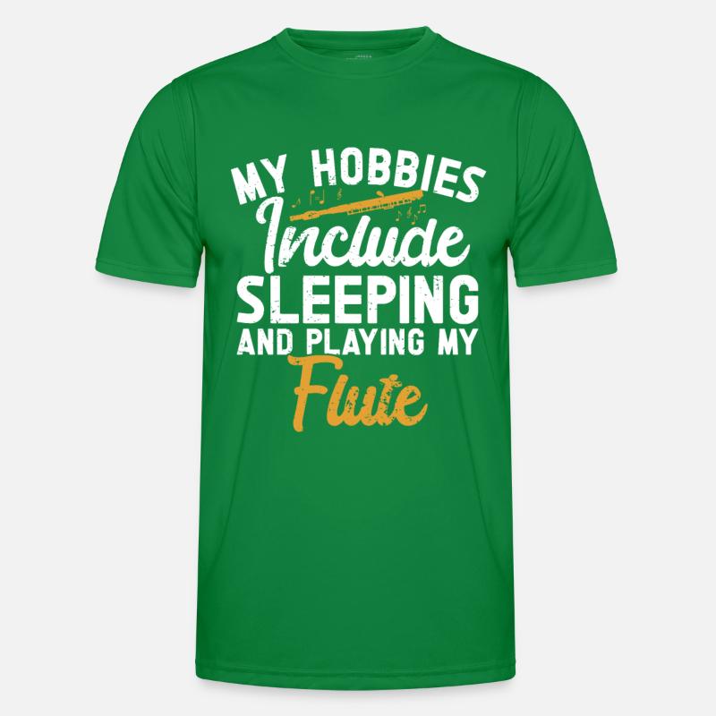 Flöte Männer Funktions-T-Shirt