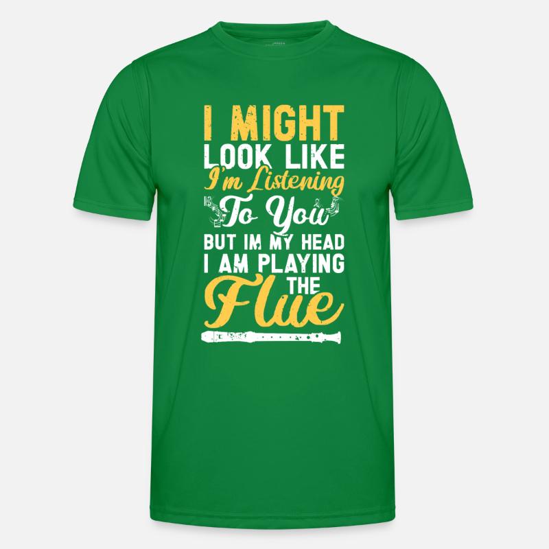 Flöte Männer Funktions-T-Shirt