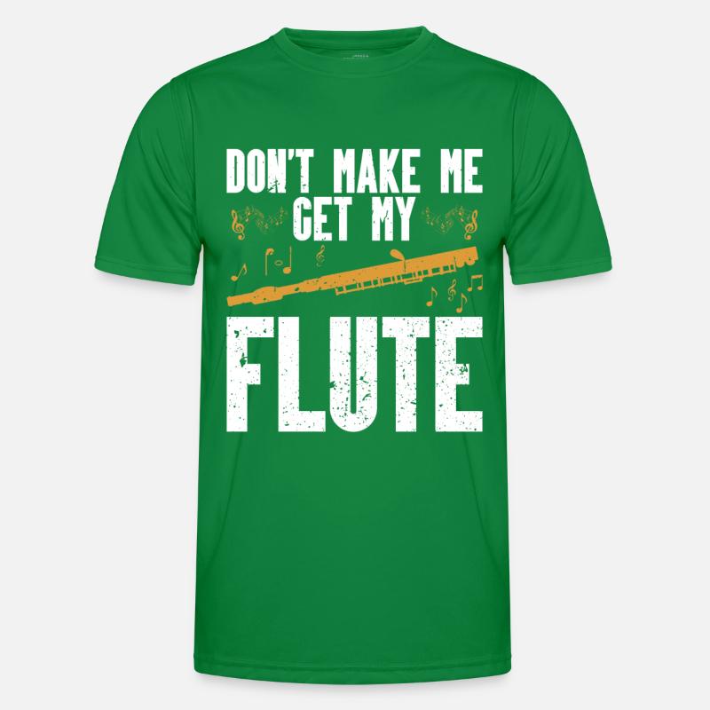 Flöte Männer Funktions-T-Shirt