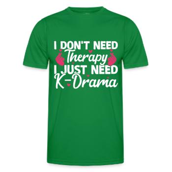 K-Drame - T-shirt sport Homme - vert - Devant - AI Model Male 178 dark (178cm)