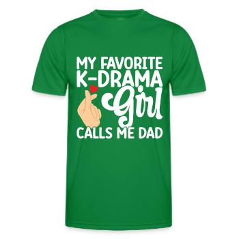 K-Drame - T-shirt sport Homme - vert - Devant - AI Model Male 178 dark (178cm)
