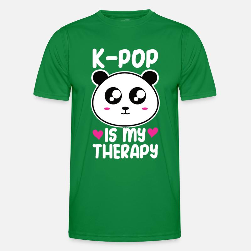 K-Pop Panda Männer Funktions-T-Shirt