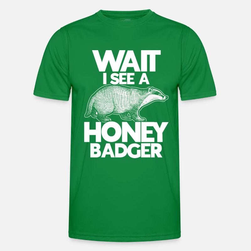 Honig Dachs Männer Funktions-T-Shirt