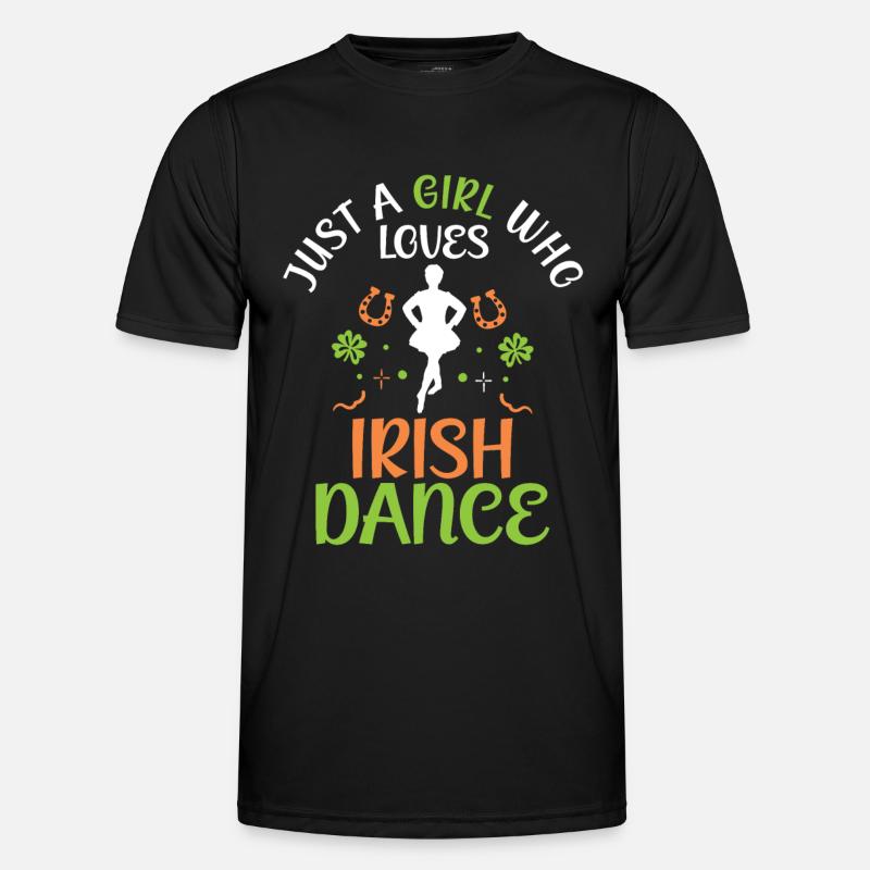Irish Dance St. Patricks Tanz Männer Funktions-T-Shirt