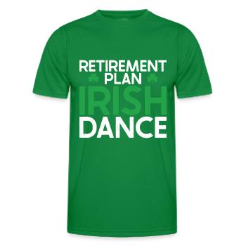 Irish Dance St. Patricks Tanz - Männer Funktions-T-Shirt - Kelly Green - Vorne - AI Model Male 178 dark (178cm)