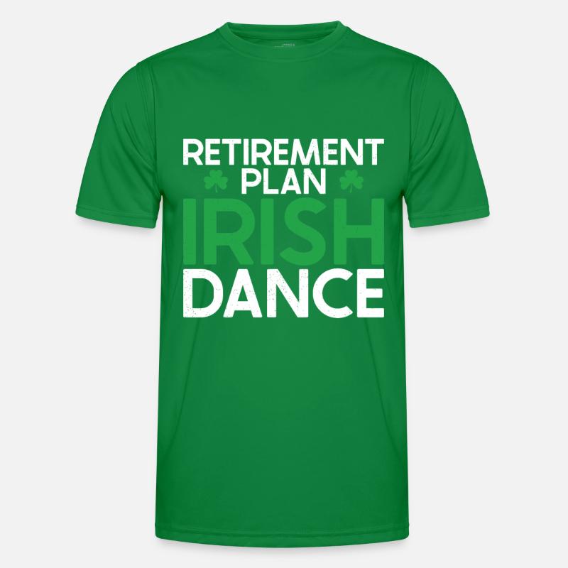 Irish Dance St. Patricks Tanz Männer Funktions-T-Shirt