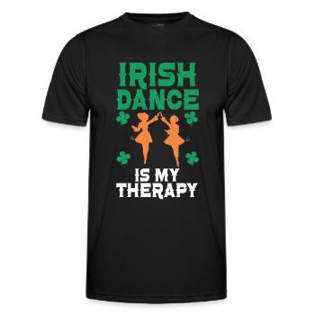 Irish Dance St. Patricks Tanz - Männer Funktions-T-Shirt - Schwarz - Vorne - AI Model Male 178 dark (178cm)