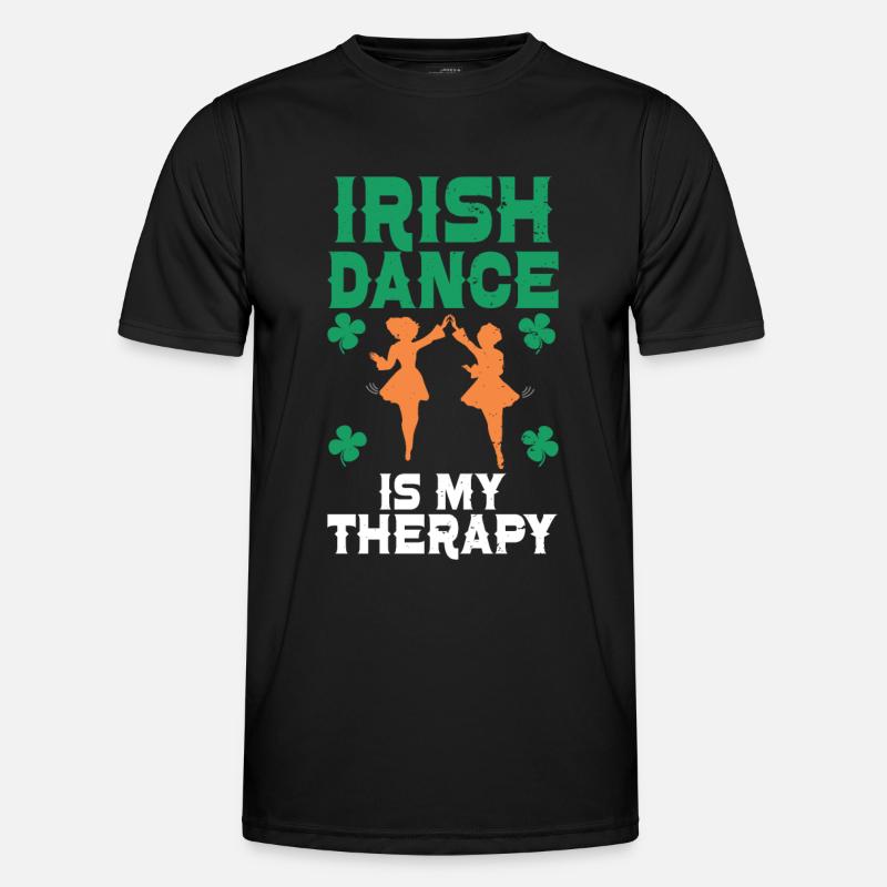 Irish Dance St. Patrick's Dance - Men's Functional T-Shirt - black