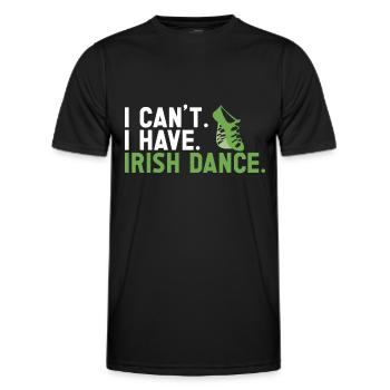 Irish Dance St. Patricks Tanz - Männer Funktions-T-Shirt - Schwarz - Vorne - AI Model Male 178 dark (178cm)
