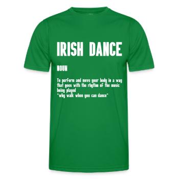 Irish Dance St. Patricks Tanz - Männer Funktions-T-Shirt - Kelly Green - Vorne - AI Model Male 178 dark (178cm)