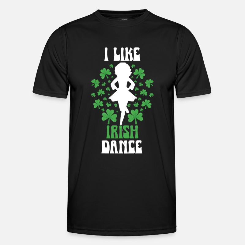 Irish Dance St. Patrick's Dance - Men's Functional T-Shirt - black