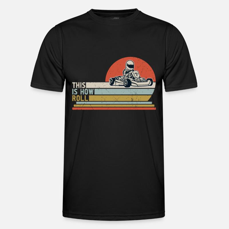 Geh Kart Männer Funktions-T-Shirt