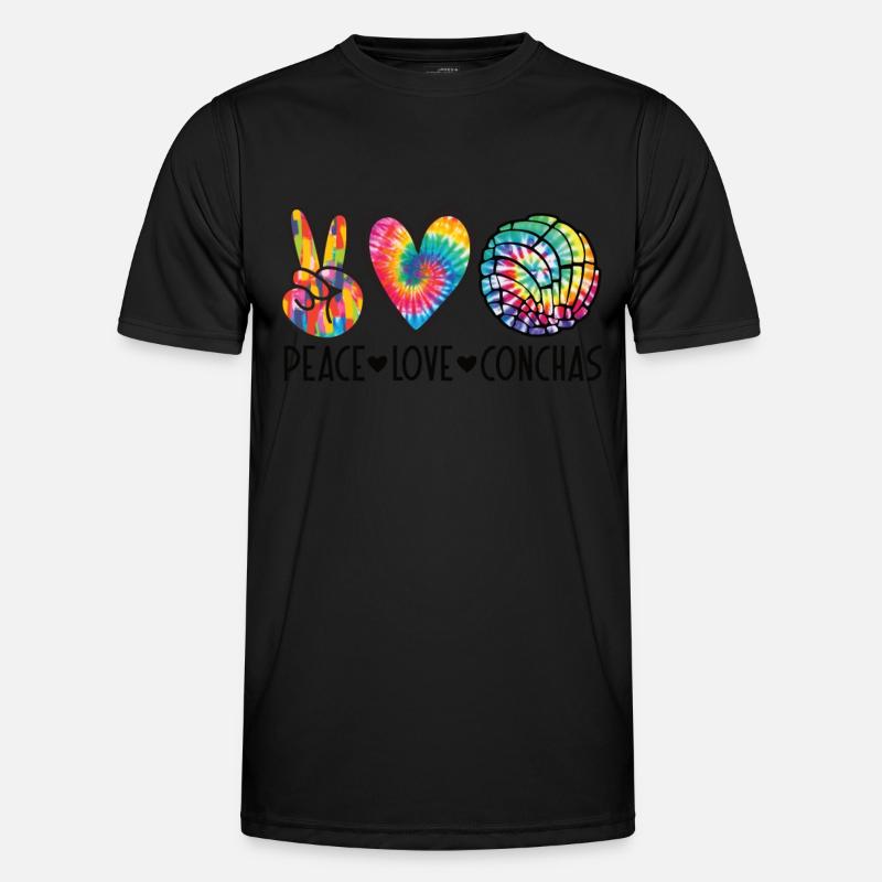 Conchas Pan dulce Latina Spanish - Men's Functional T-Shirt - black