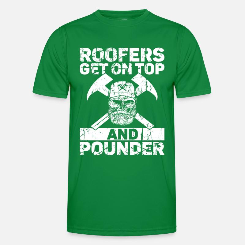 Dachdecker -Dachhäuser Reparaturen Männer Funktions-T-Shirt