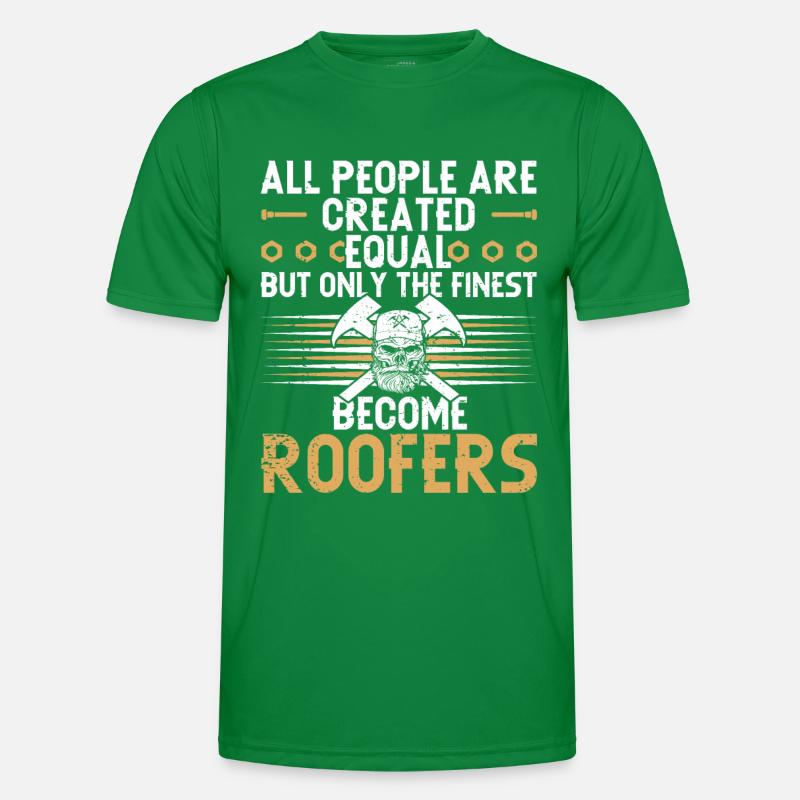 Dachdecker -Dachhäuser Reparaturen Männer Funktions-T-Shirt