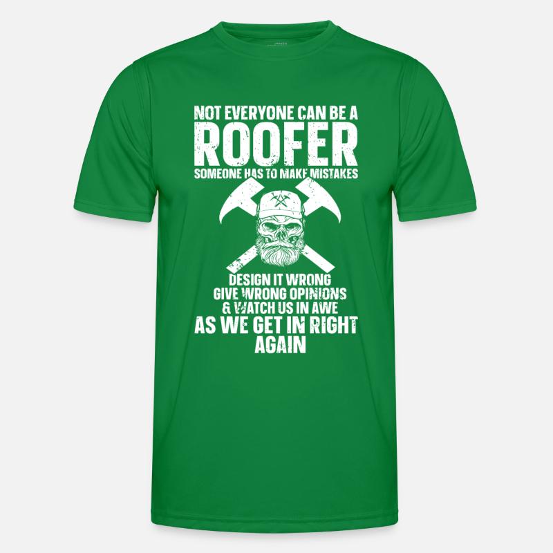 Dachdecker -Dachhäuser Reparaturen Männer Funktions-T-Shirt