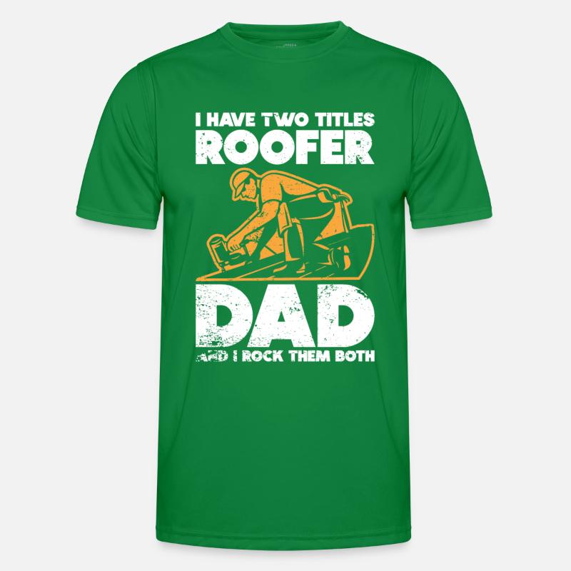 Dachdecker -Dachhäuser Reparaturen Männer Funktions-T-Shirt