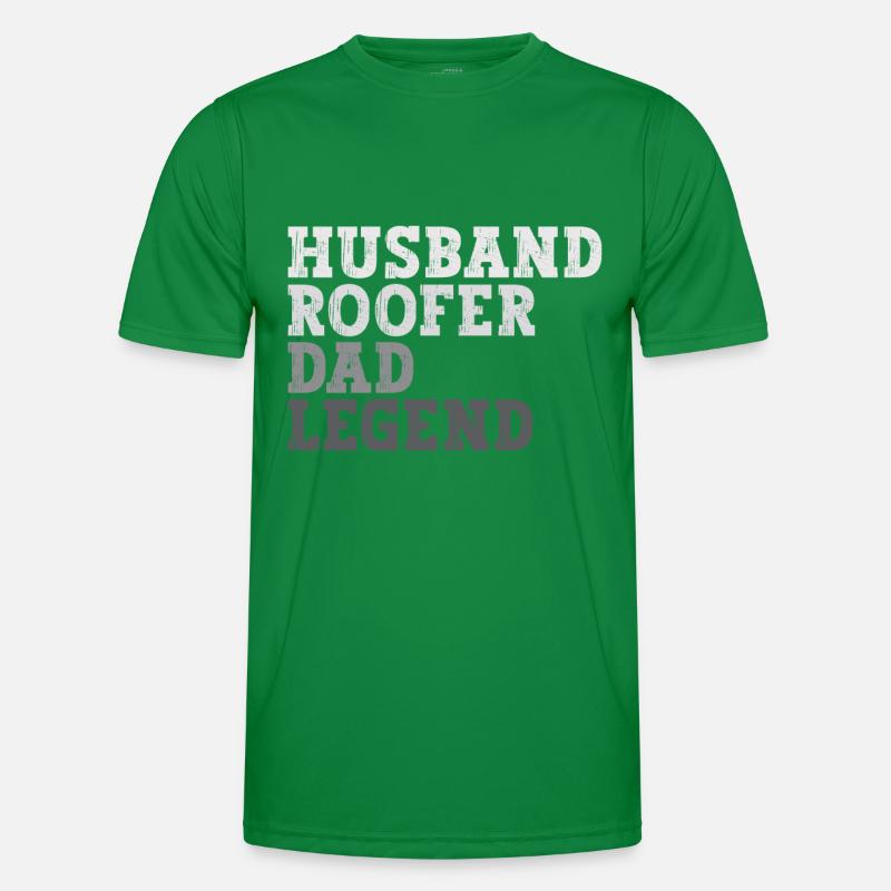 Dachdecker -Dachhäuser Reparaturen Männer Funktions-T-Shirt