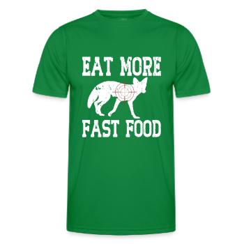 Coyote hunting - Men's Functional T-Shirt - kelly green - Front - AI Model Male 178 dark (178cm)