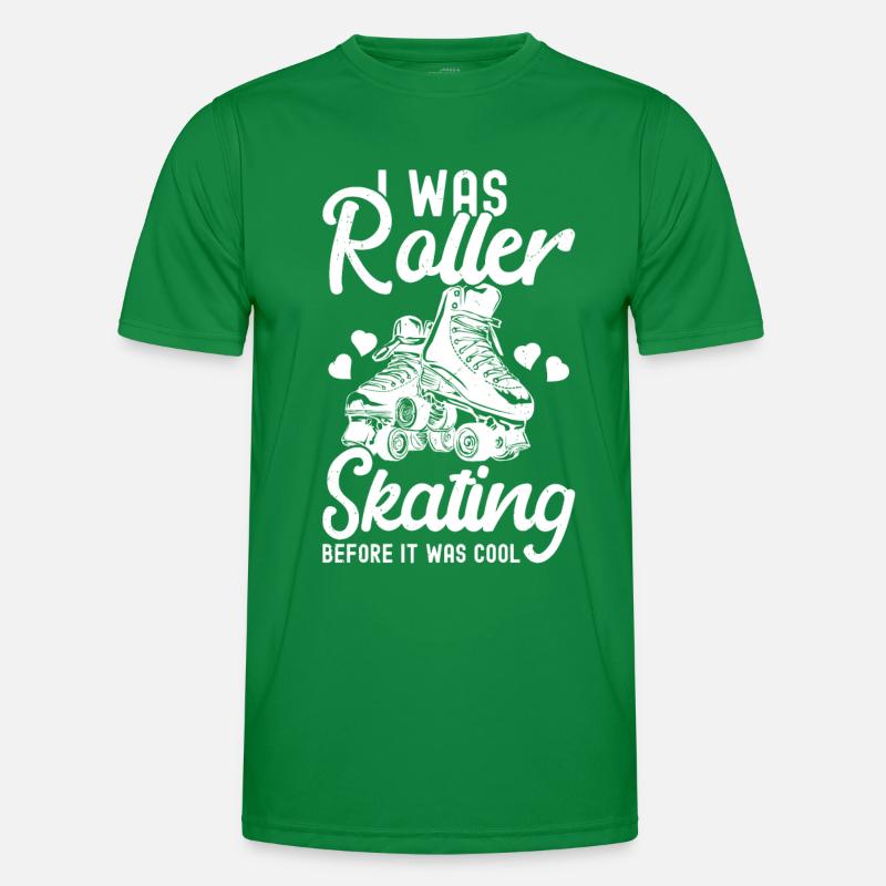 Rollschuhe Männer Funktions-T-Shirt