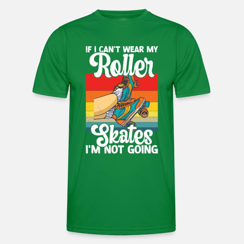 Rollschuhe Männer Funktions-T-Shirt