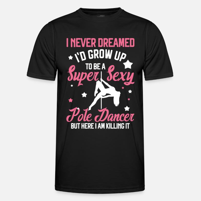 Pole Dance Men's Functional T-Shirt
