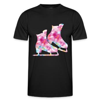 Patinage - T-shirt sport Homme - noir - Devant - AI Model Male 178 dark (178cm)