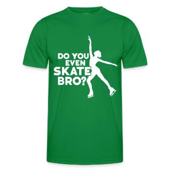 Eislaufen - Männer Funktions-T-Shirt - Kelly Green - Vorne - AI Model Male 178 dark (178cm)
