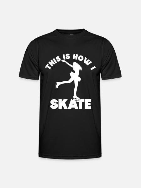 Patinage - T-shirt sport Homme - noir