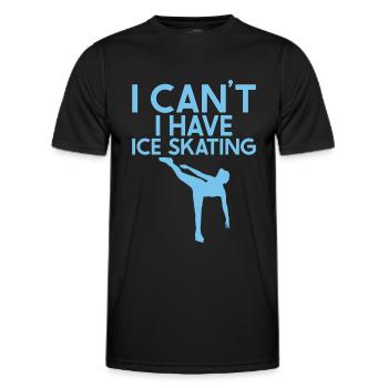 Patinage - T-shirt sport Homme - noir - Devant - AI Model Male 178 dark (178cm)