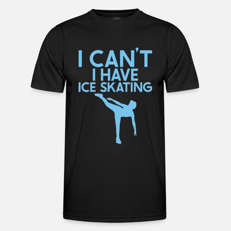 Ice skating - Men's Functional T-Shirt - black