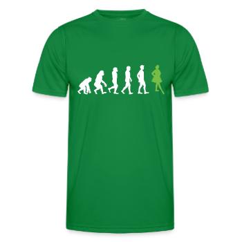 Irish Dance - Men's Functional T-Shirt - kelly green - Front - AI Model Male 178 dark (178cm)