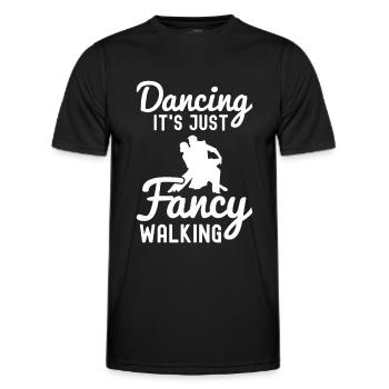 Salle de bal - T-shirt sport Homme - noir - Devant - AI Model Male 178 dark (178cm)