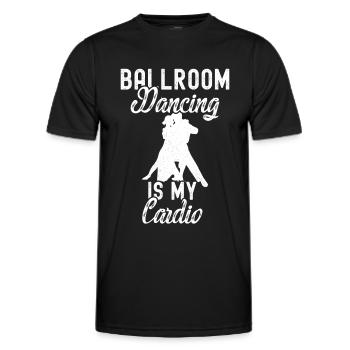 Salle de bal - T-shirt sport Homme - noir - Devant - AI Model Male 178 dark (178cm)