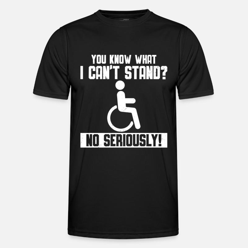 Amputation - Männer Funktions-T-Shirt - Schwarz