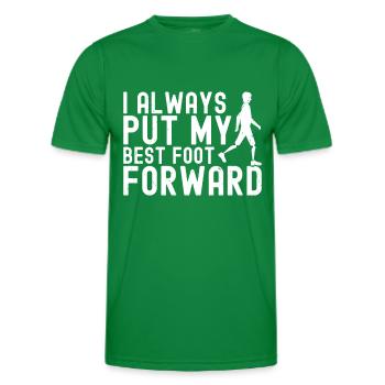 Amputation - Men's Functional T-Shirt - kelly green - Front - AI Model Male 178 dark (178cm)