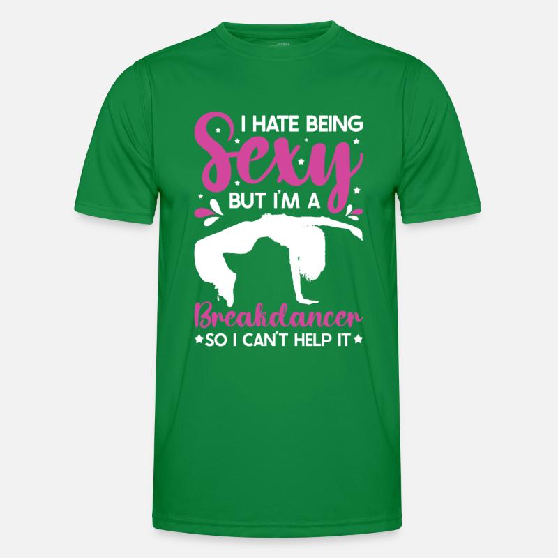 Break Dance Männer Funktions-T-Shirt