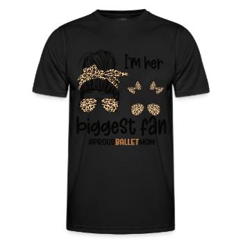 Ballet - T-shirt sport Homme - noir - Devant - AI Model Male 178 dark (178cm)