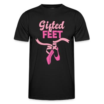 Ballet - T-shirt sport Homme - noir - Devant - AI Model Male 178 dark (178cm)