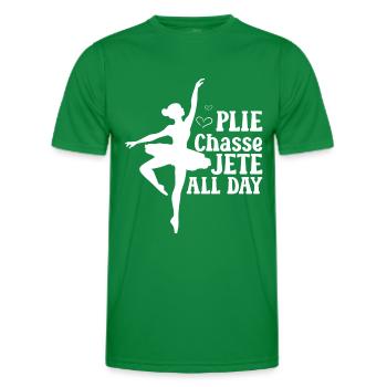 Ballet - T-shirt sport Homme - vert - Devant - AI Model Male 178 dark (178cm)