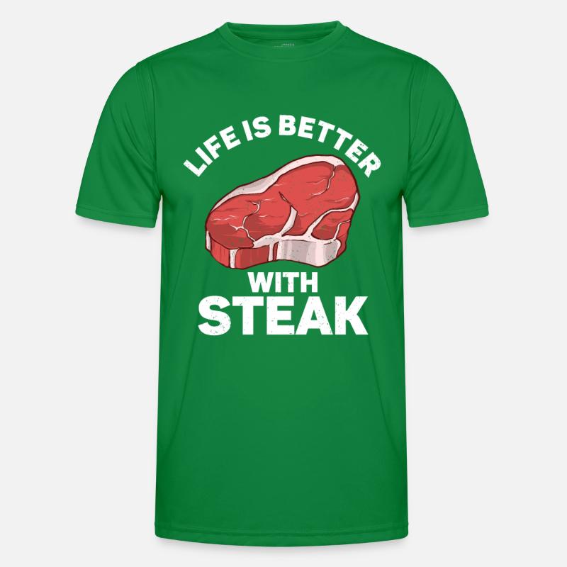 Steak Men's Functional T-Shirt