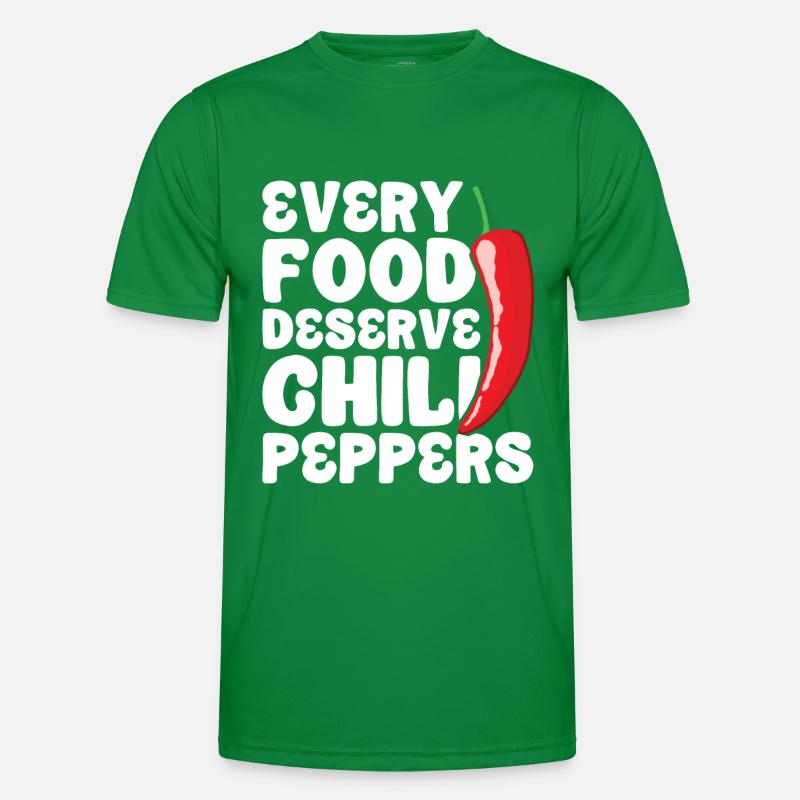 Chili-Pfeffer Männer Funktions-T-Shirt