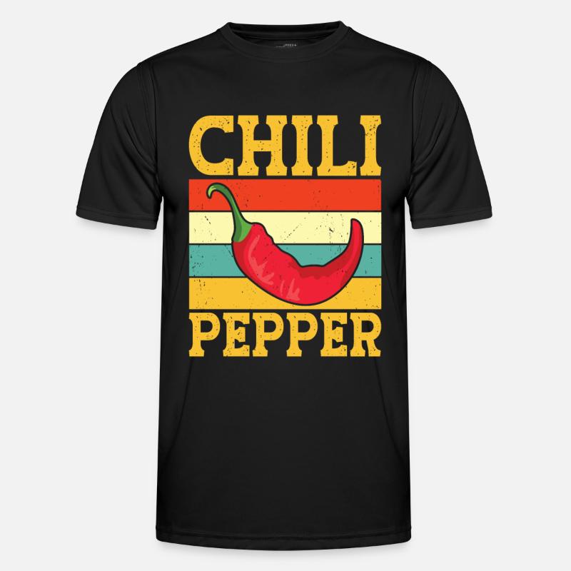 Chili-Pfeffer Männer Funktions-T-Shirt