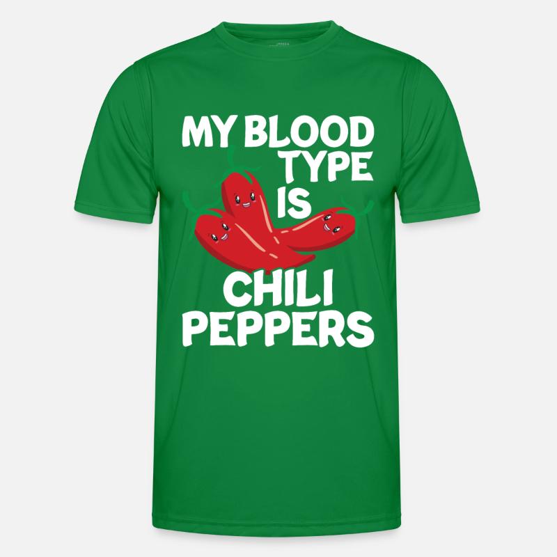 Chili-Pfeffer Männer Funktions-T-Shirt